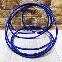 Провод КРУГЛЫЙ в текстильной оплетке 2х0,5 "Царский Стиль" RS-28-11, василёк