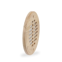 Круг. Вентиляционная решетка для трубы 100 мм, ясень