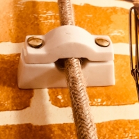 Фиксатор (крепеж) для кабеля, цвет bianco (белый)