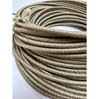 Провод декор. Круглый 3х1,5 "Царский Стиль" RS-19-83, Джутлайт